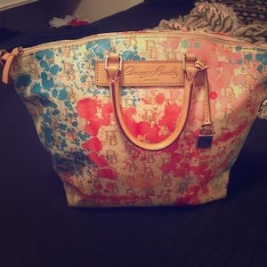 Dooney & Bourke Paint Splatter Satchel